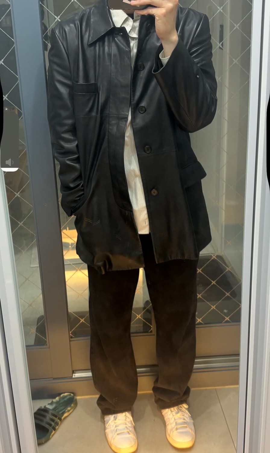 폴 스미스 램스킨 레더자켓 상품이미지2