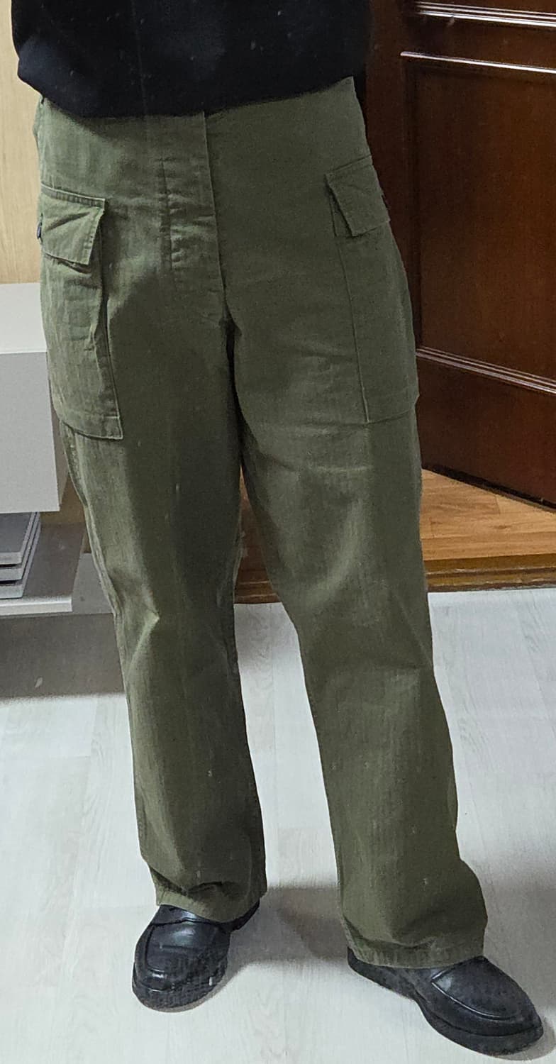 (착샷) 오어슬로우 투포켓 카고 팬츠 m43 퍼티그 상품이미지9