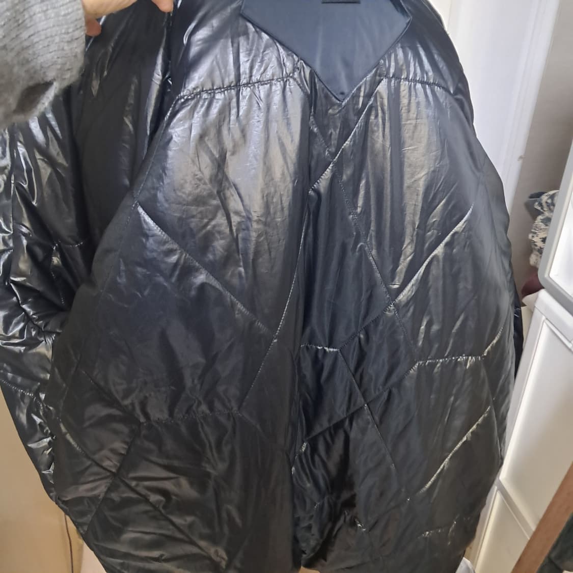 조던 블랙 패딩 덕다운 L(약105) 상품이미지7