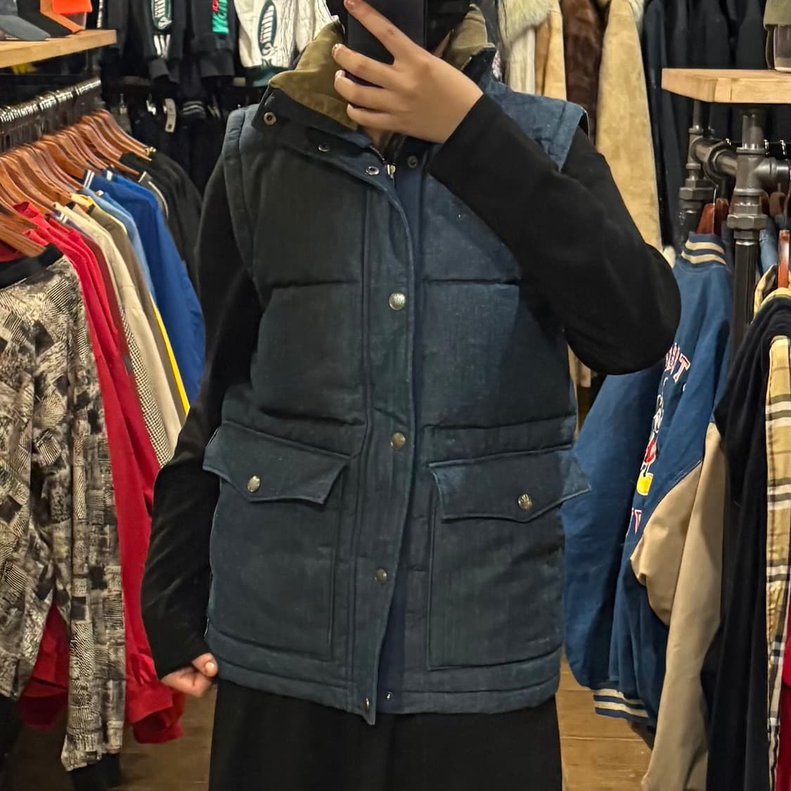 [HI] Levi's 리바이스 데님 조끼 패딩 상품이미지1