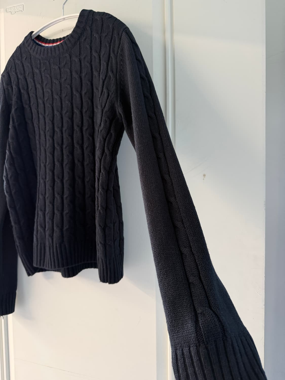 일본빈티지 빔즈 네이비 케이블니트 상품이미지7