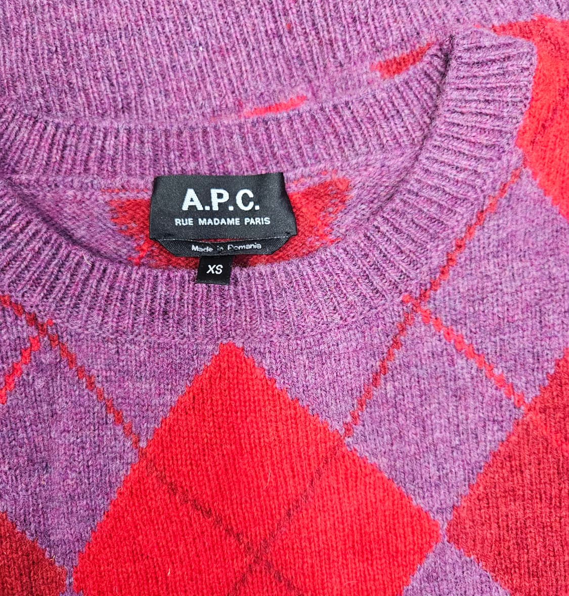 아페쎄 울 니트 스웨터 상품이미지3