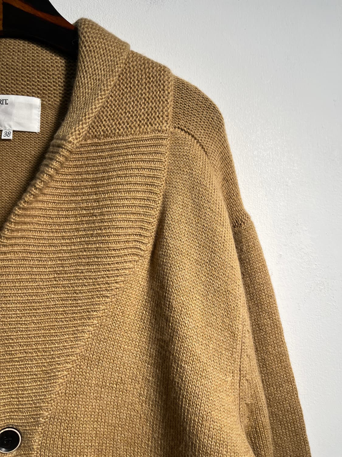 Inherit 인헤릿 wool 70% 숄카라 가디건 상품이미지6
