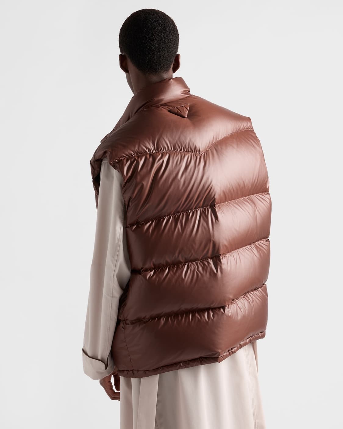 (새제품) 미우 미우 Miu Miu 울 및 가죽 지퍼 가디건 48 상품이미지7