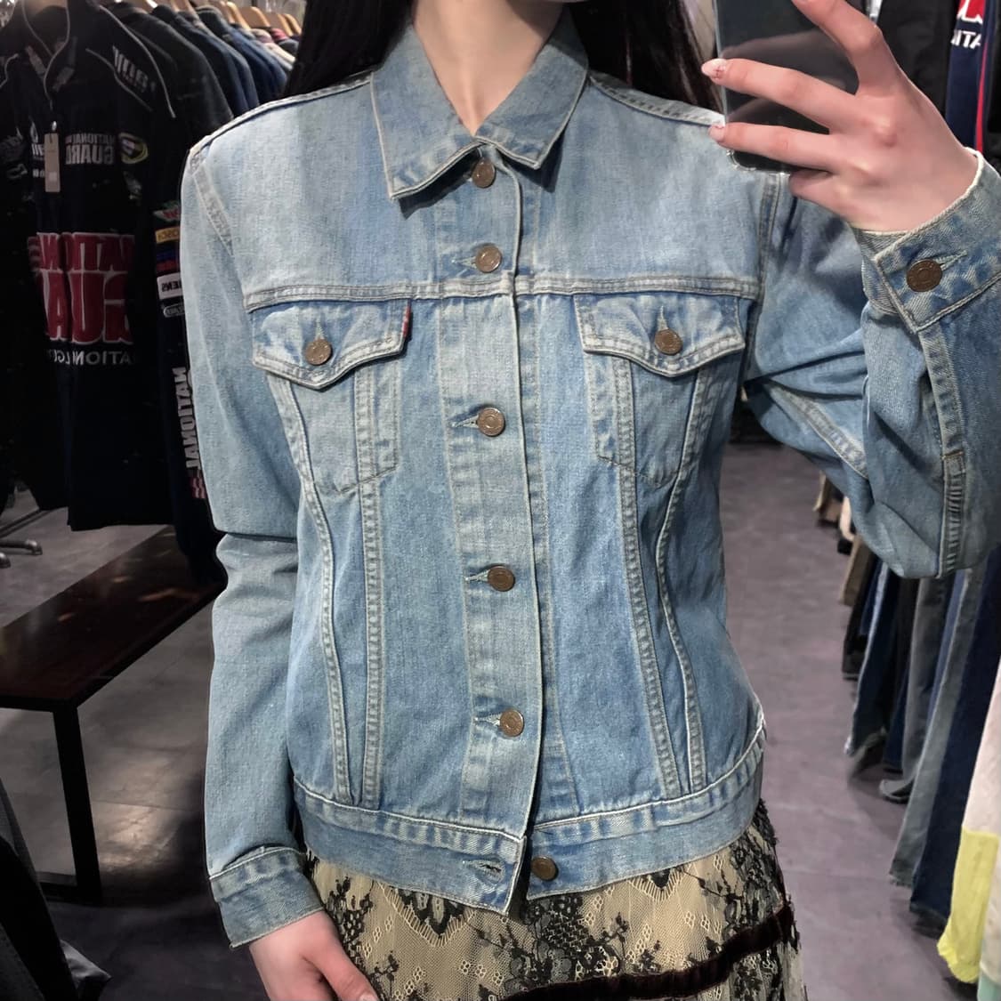[IM] 리바이스 데님 자켓 연청 상품이미지3
