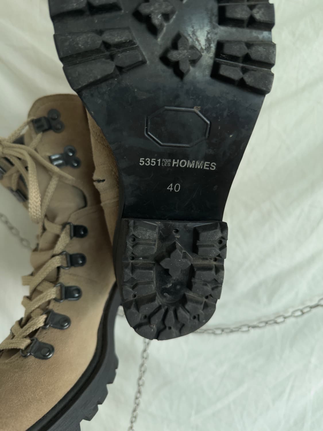 5351 pour les hommes 컴뱃부츠 상품이미지3