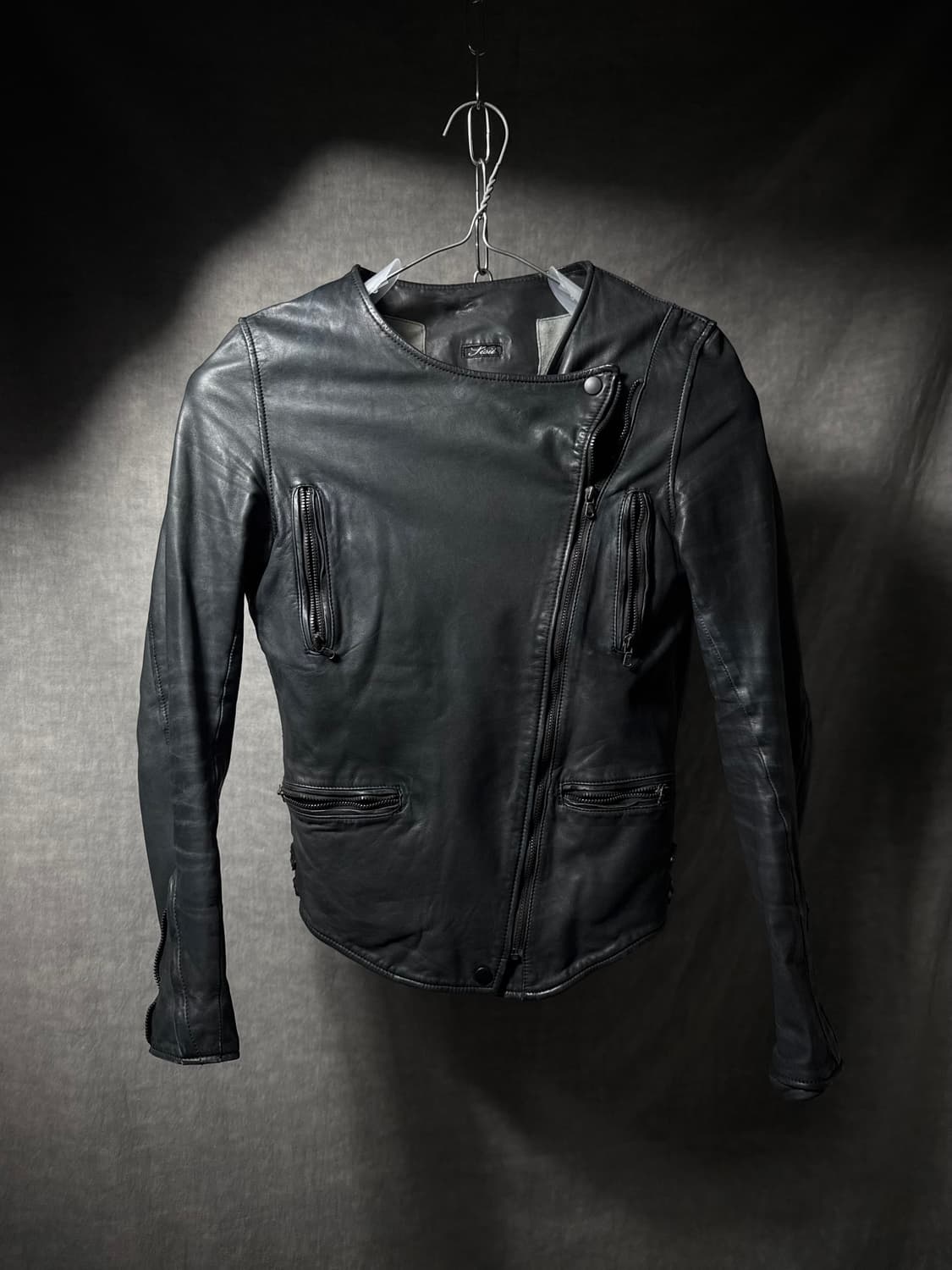 Sisii Asymmetric Leather Jacket  상품이미지1