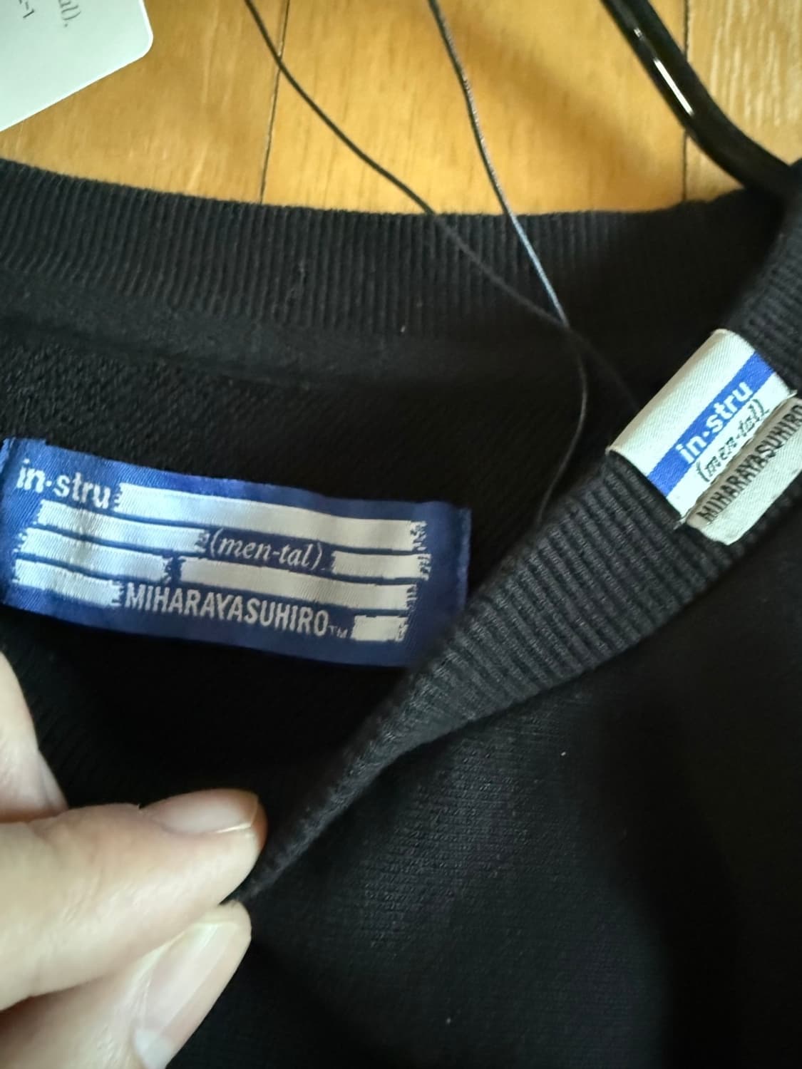 미하라야스히로 프렌치 테리 풀오버 스웨트셔츠 (인스투루멘트) 상품이미지6