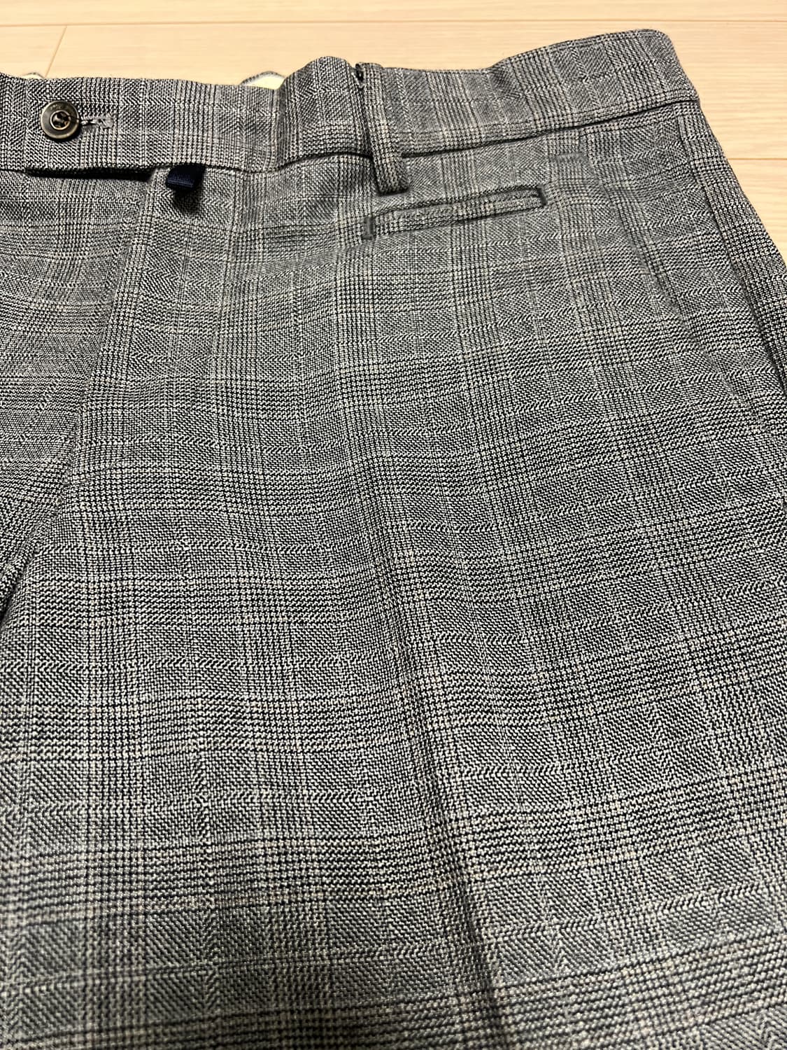 그레이 체크 슬랙스 팬츠 / 클래식 슬림핏 / 30 상품이미지5