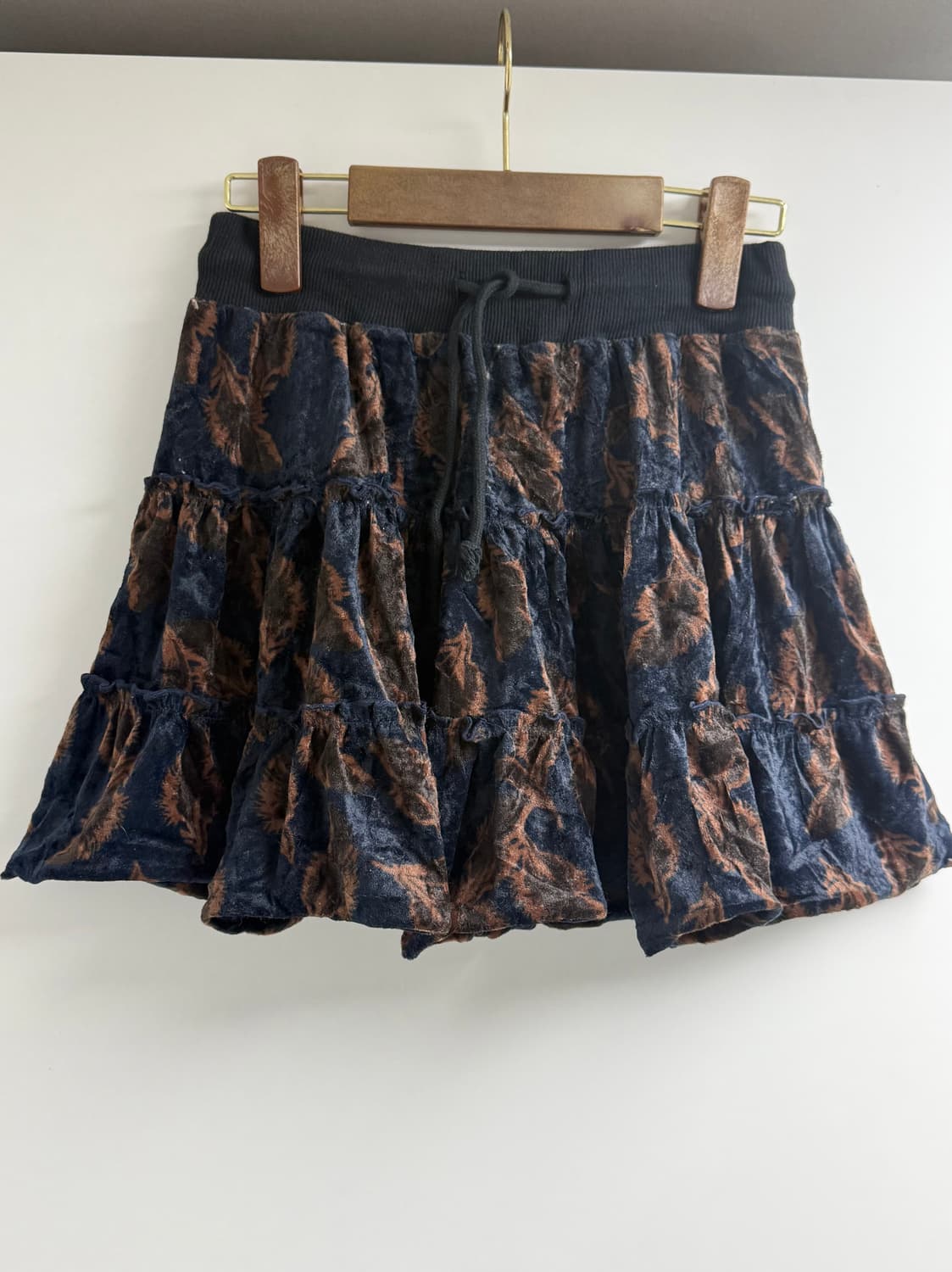 오리엔탈 벨벳 스커트 상품이미지1