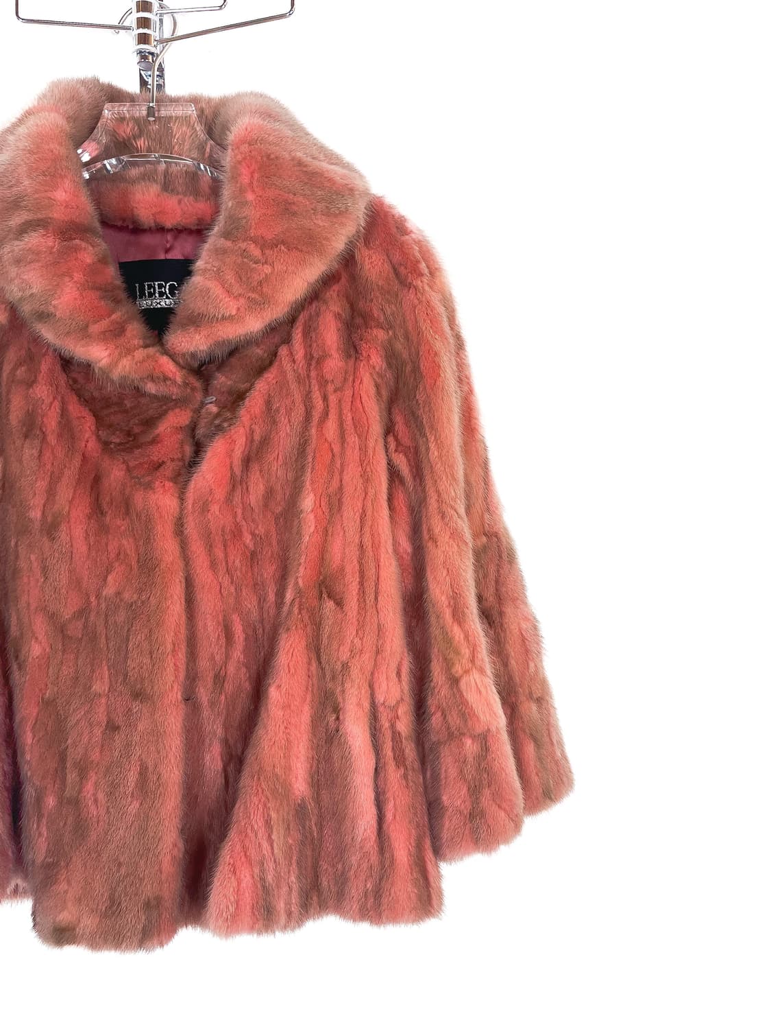 리가 핑크 밍크 퍼 자켓 상품이미지3