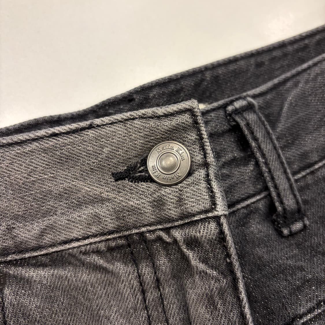 [S] 24s 마뗑킴 데님 언발란스 플리츠 스커트 C244 상품이미지5