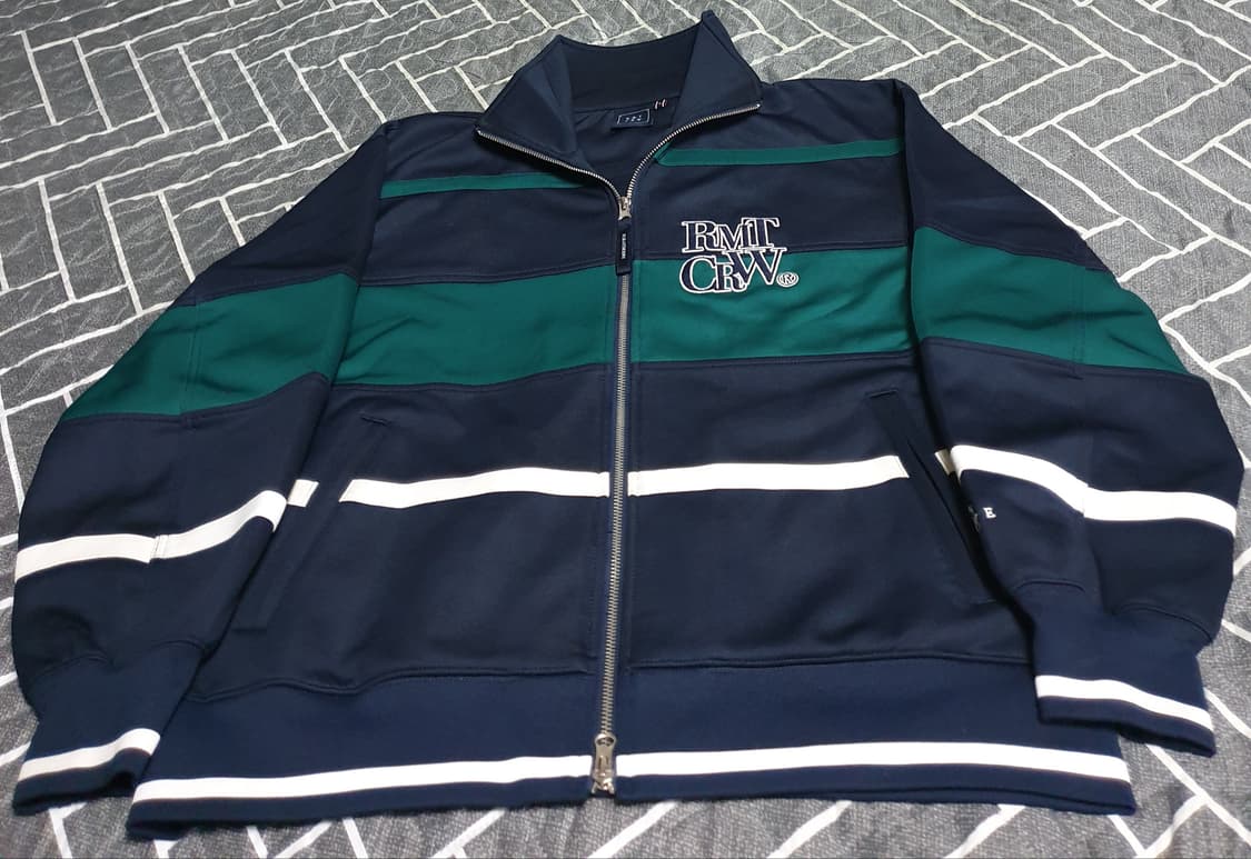 로맨틱크라운 오버핏 트레이닝 져지 짚업자켓 (S) 상품이미지1