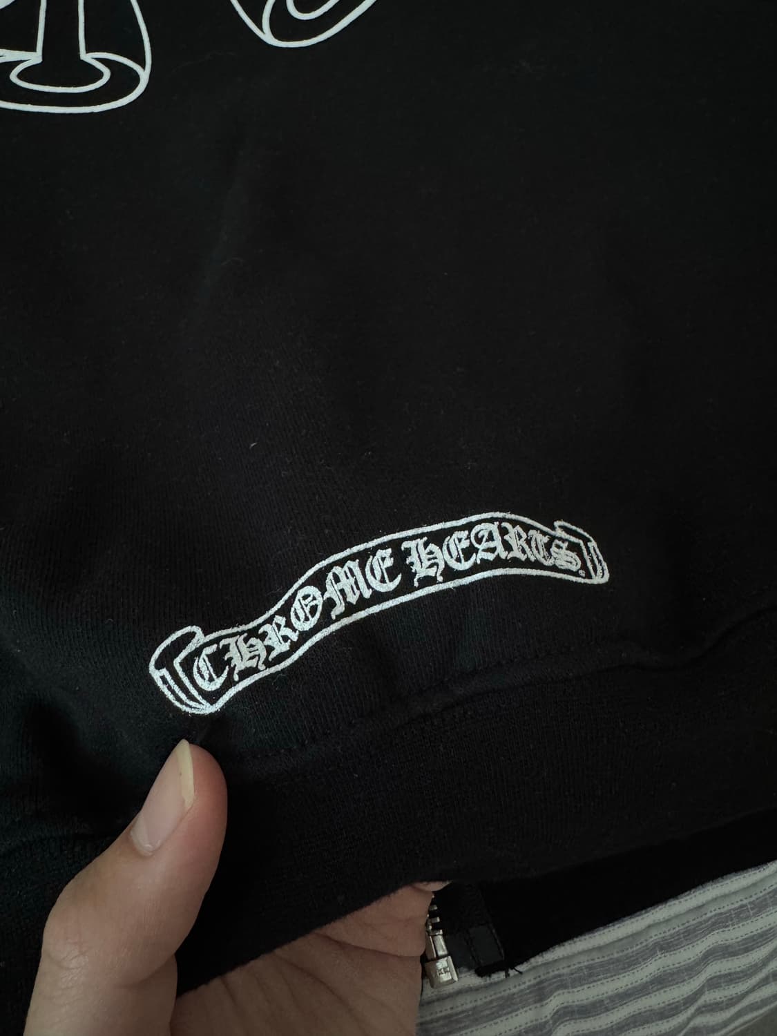 크롬하츠 홀스슈 플로랄 헤비웨이트 후드집업 l사이즈 상품이미지3