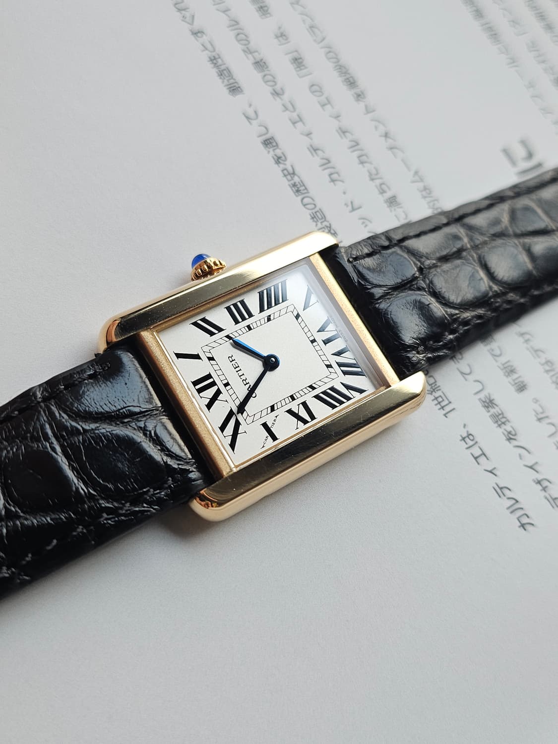 까르띠에 탱크솔로 옐로우골드 스몰 상품이미지7