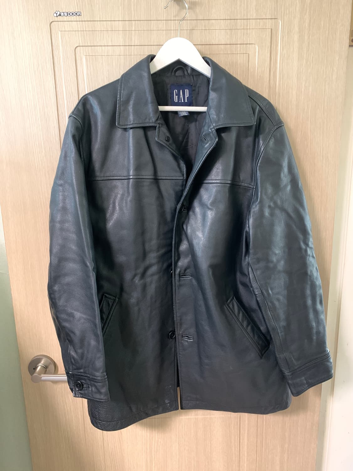 올드 갭 레더 가죽 카 코트 M 상품이미지1