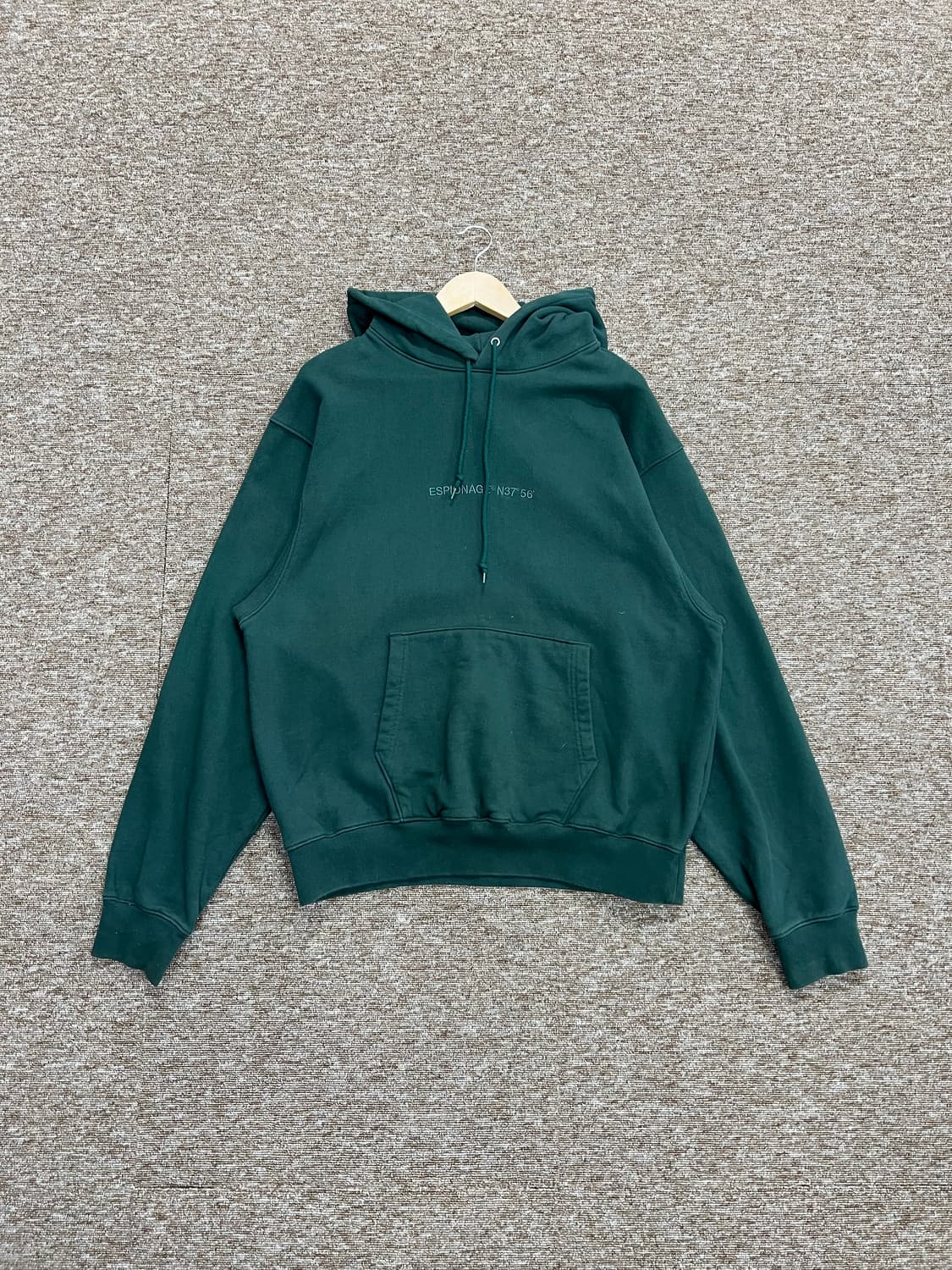에스피오나지 그린 후드티 L 상품이미지1