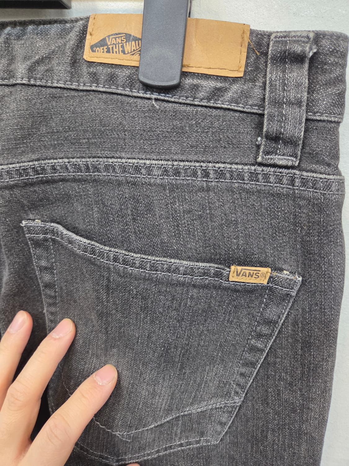 반스 흑청 데님팬츠 32 슬림 상품이미지3