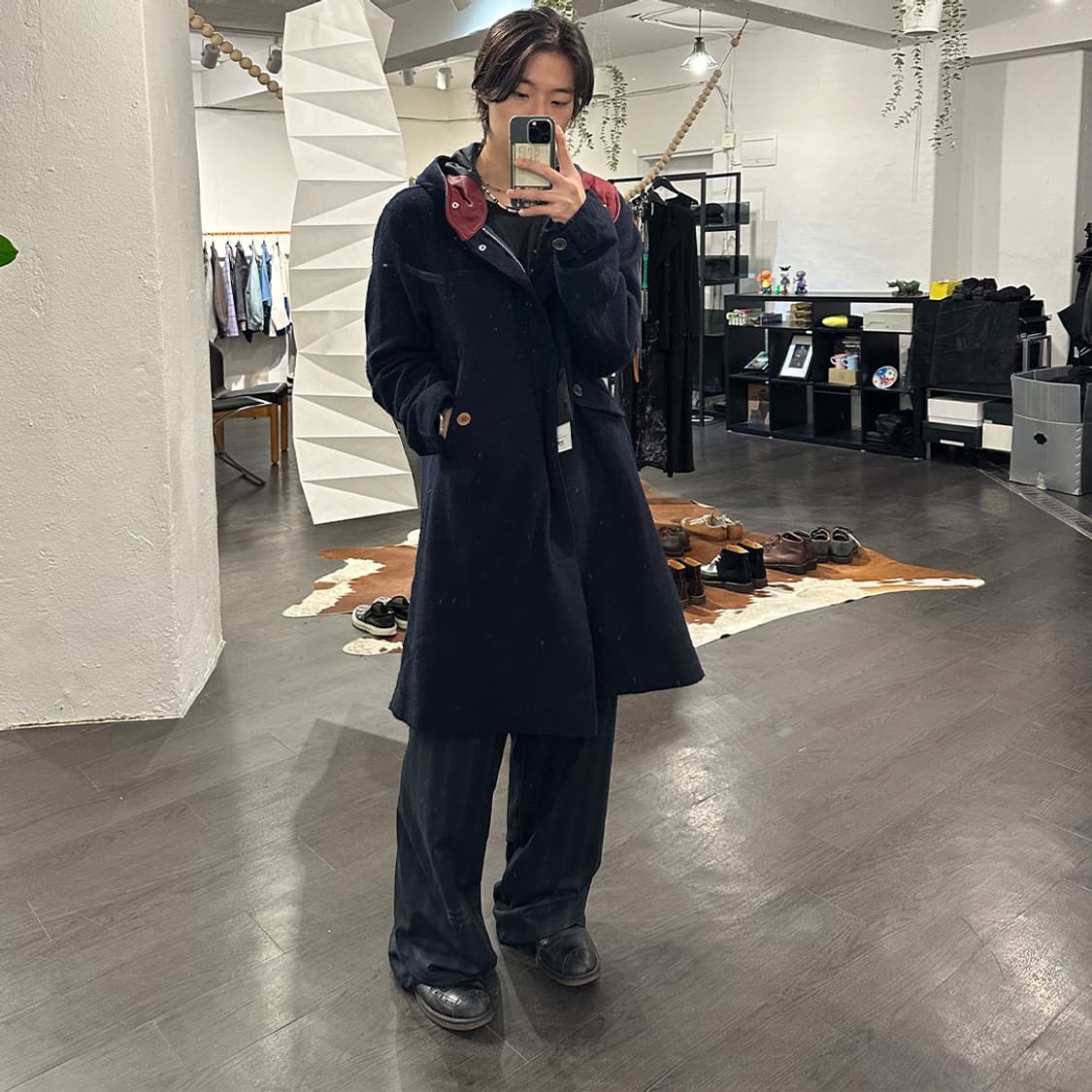 언더커버 축융 울 오버사이즈 파카 상품이미지4