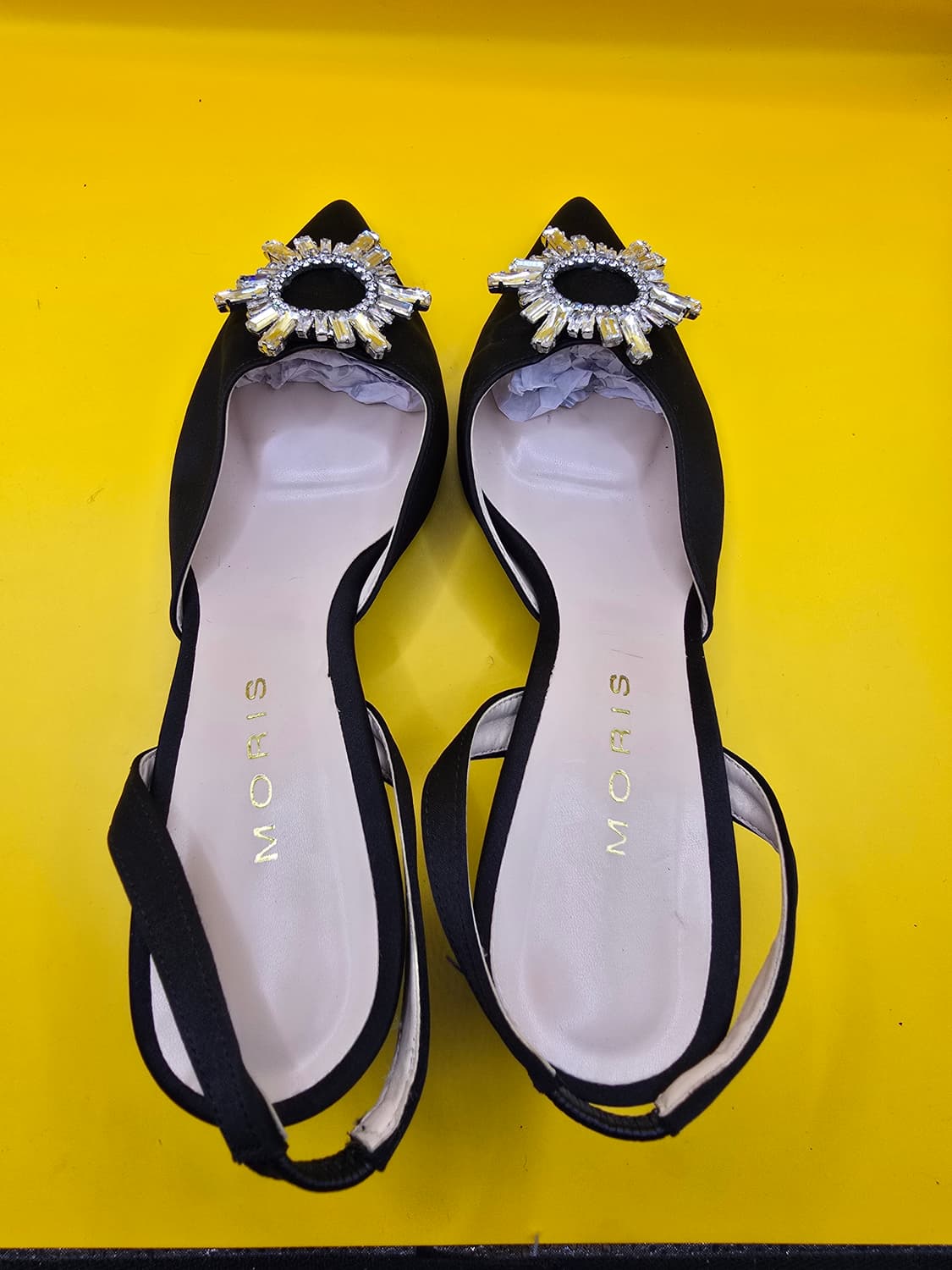 모리스 큐빅 슬링백 힐 (235) 상품이미지2