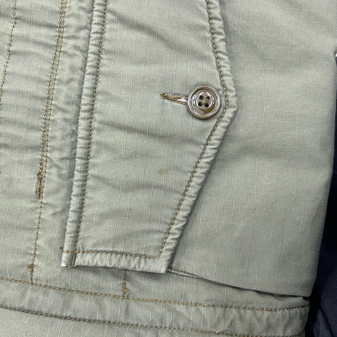 폴로 랄프로렌 진스 카키 멀티 포켓 스컬 패치 M-43 야상 자켓 M 상품이미지10