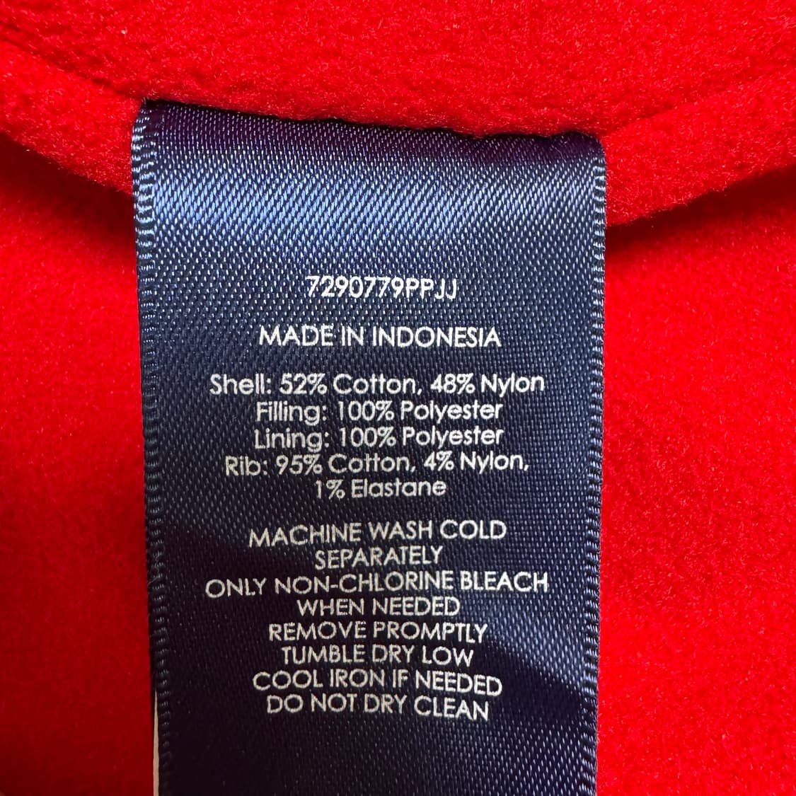 폴로 랄프로렌 나일론 기모 블루종 자켓 상품이미지5