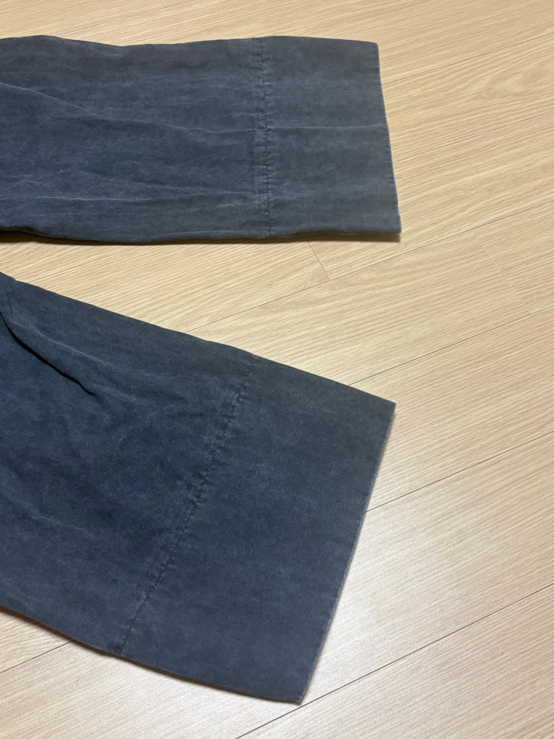 1회착용) 코이세이오 더블 카프리 블랙 팬츠 상품이미지6