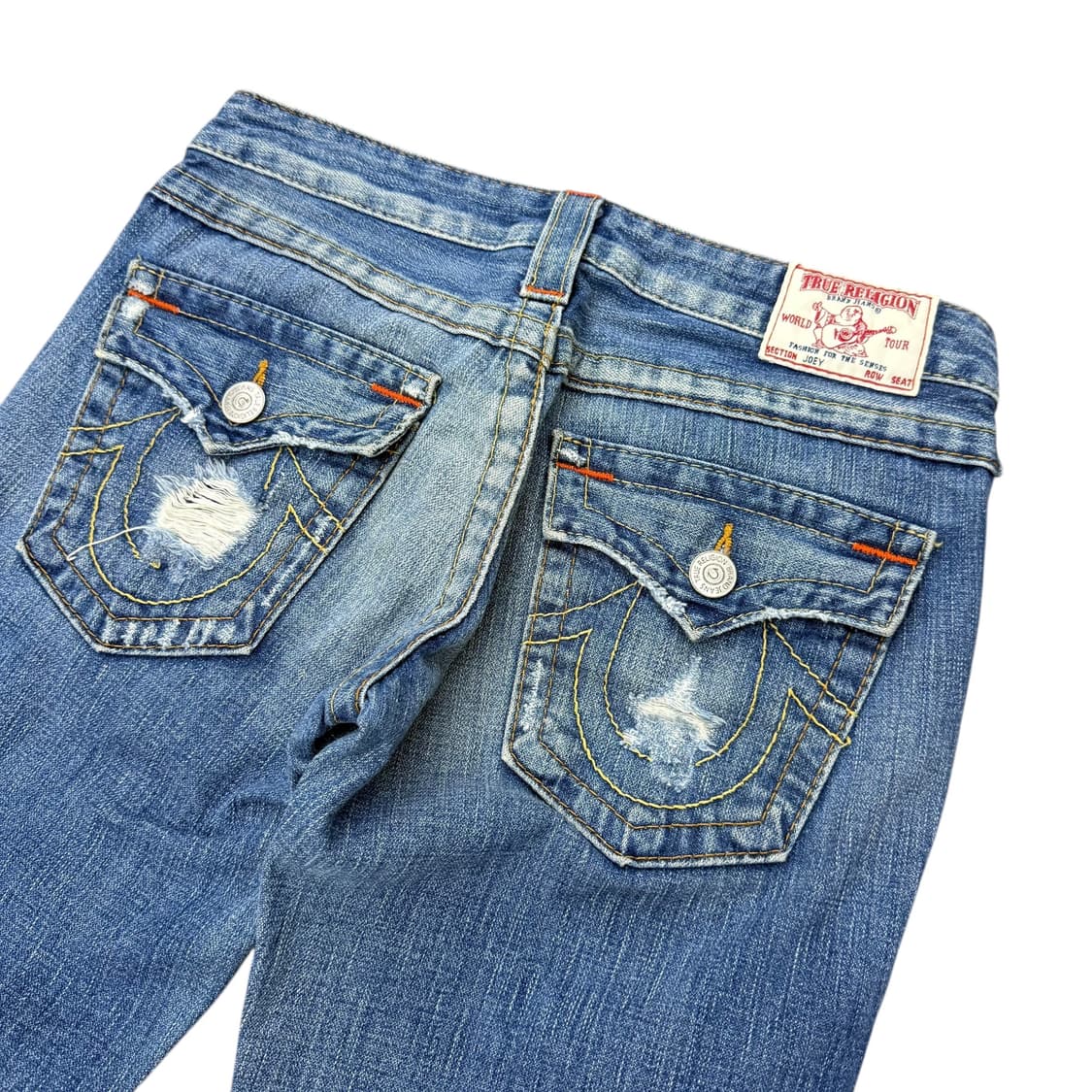 트루릴리젼 데미지 중청 부츠컷 팬츠 상품이미지5