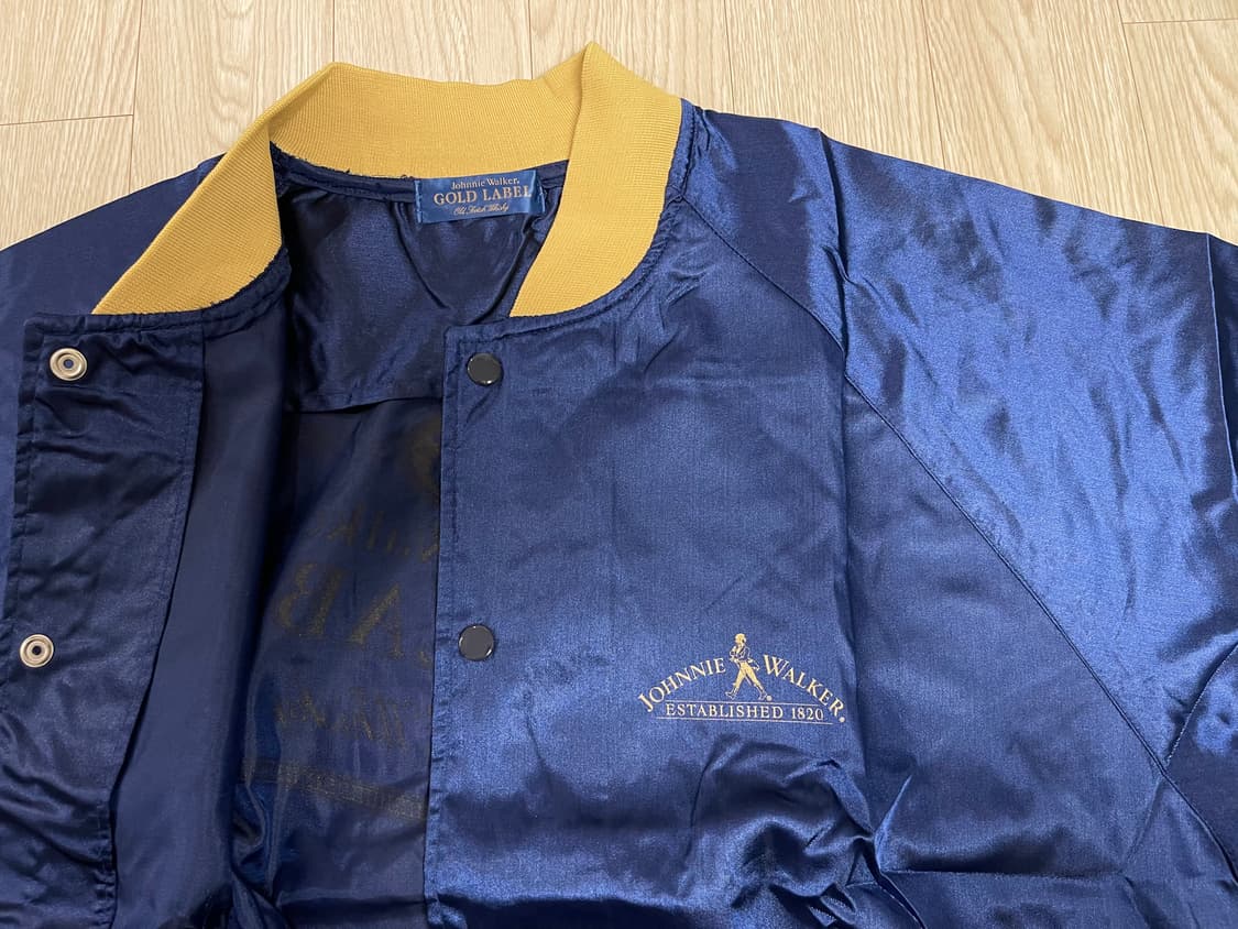 조니워커 골드라벨 위스키 블루종 자켓 빈티지 90s 상품이미지3
