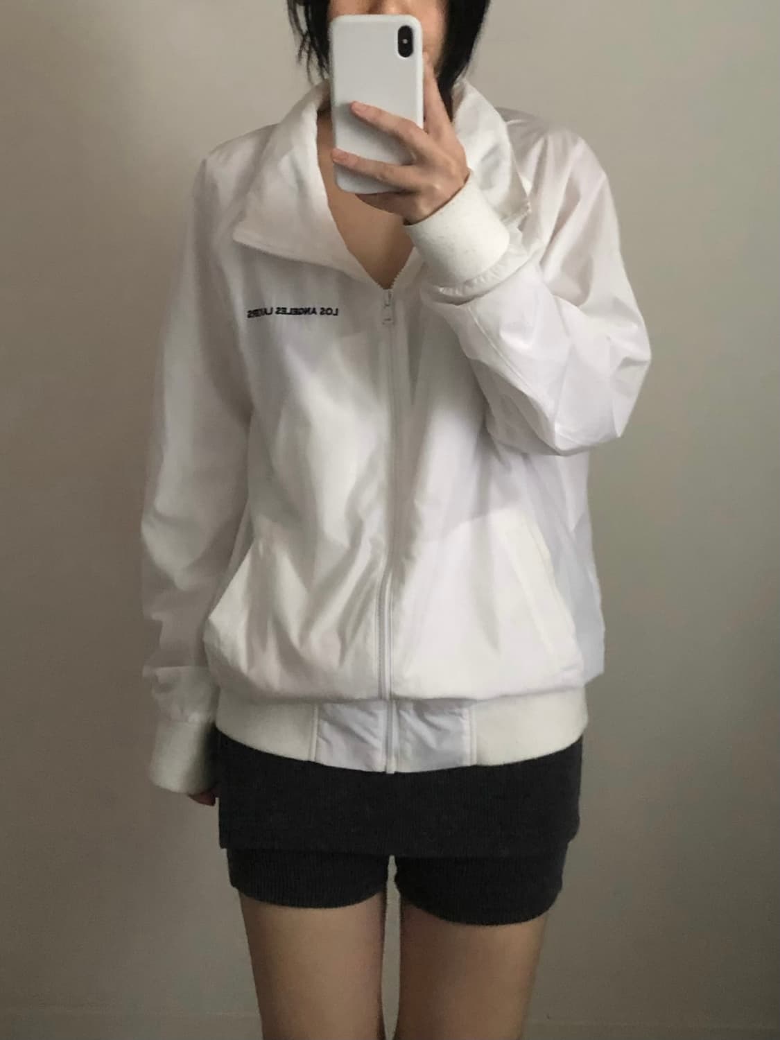 NBA 로스엔젤레스 레이커스 화이트 바람막이 상품이미지1