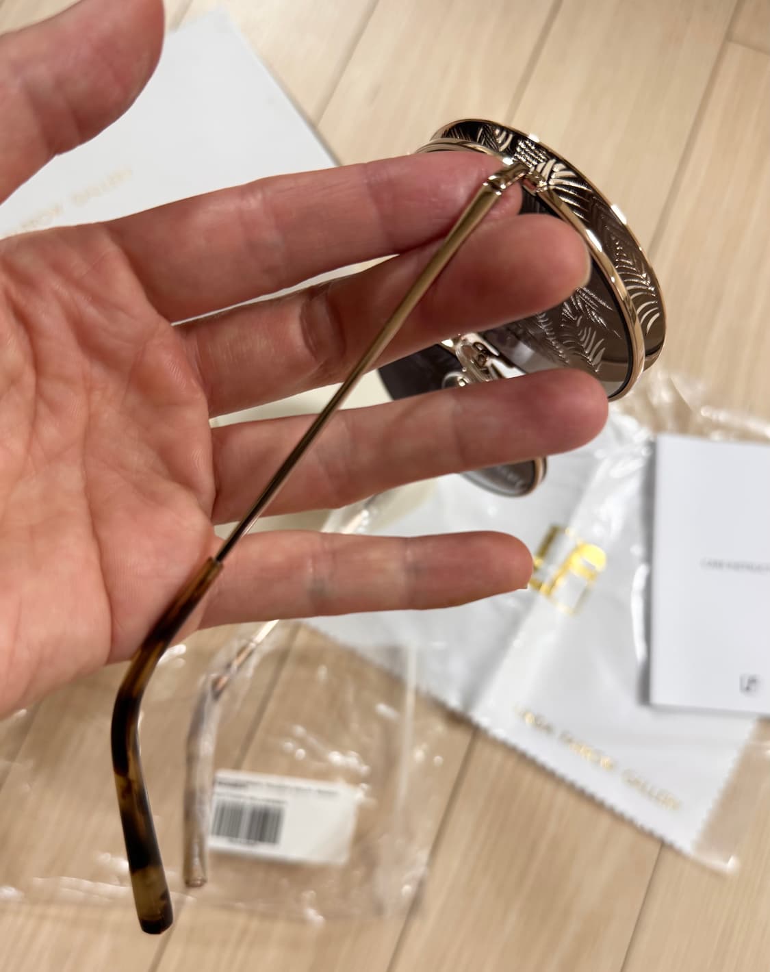 새상품 린다페로우 스페셜에디션 클립온 선글라스 made in Japan 상품이미지5