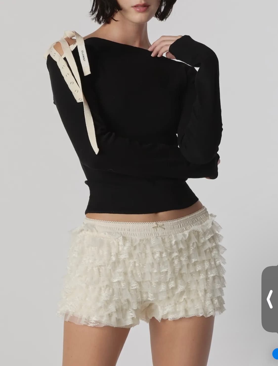 POLLY LACE BLOOMER SHORTS 상품이미지3