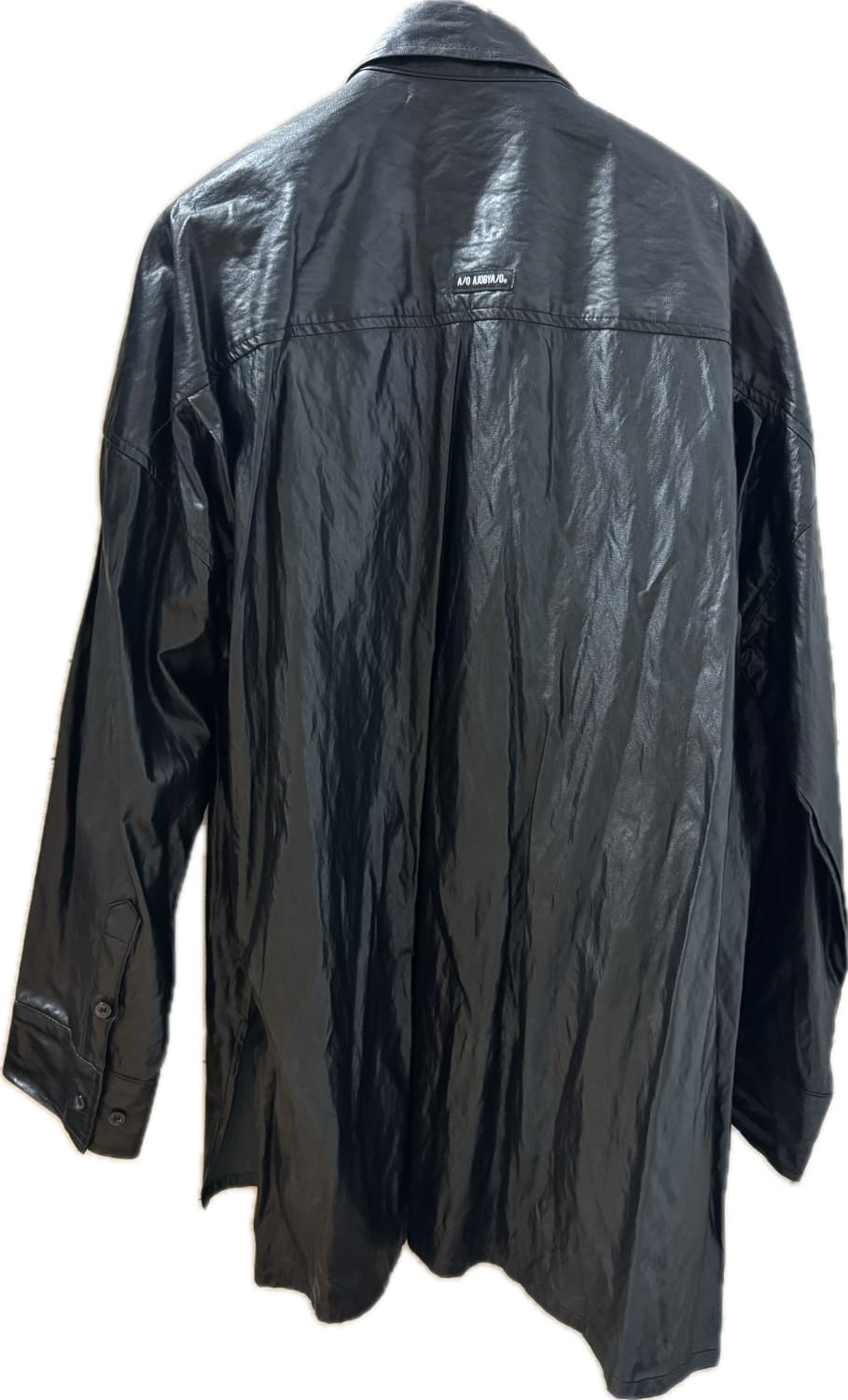 아조바이아조 가죽 셔츠 상품이미지2