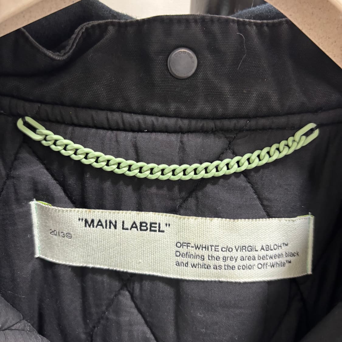 [XS]오프화이트 봄버 패딩 상품이미지2