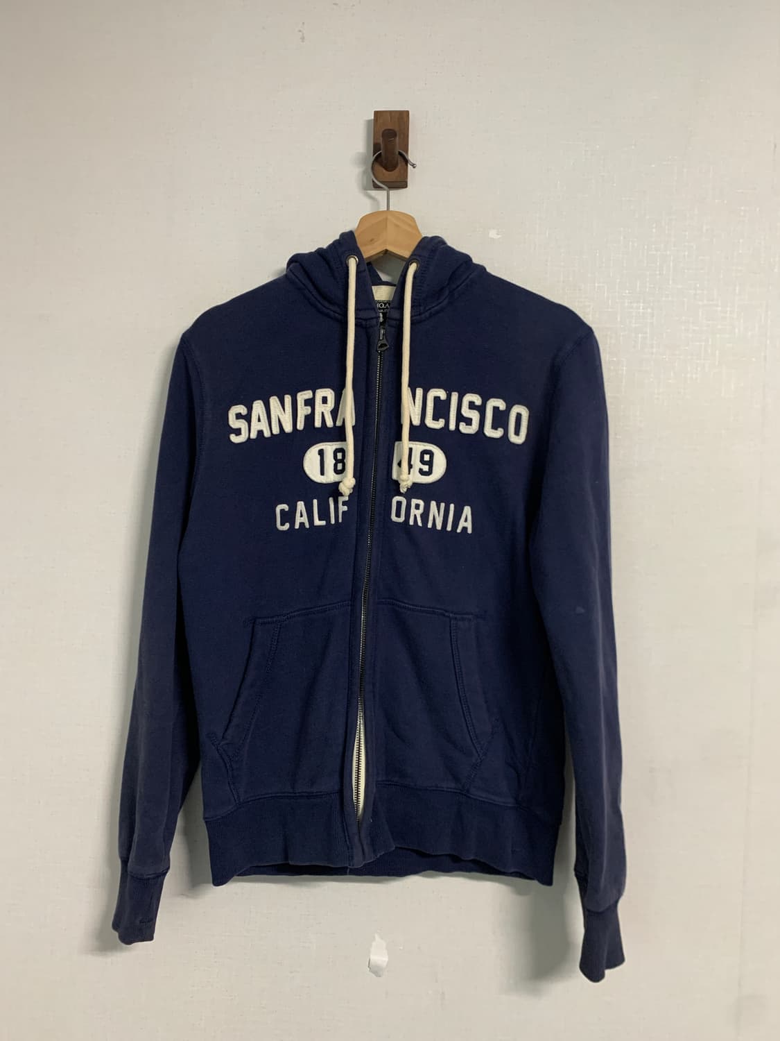 후아유 네이비 후드집업 M 상품이미지2