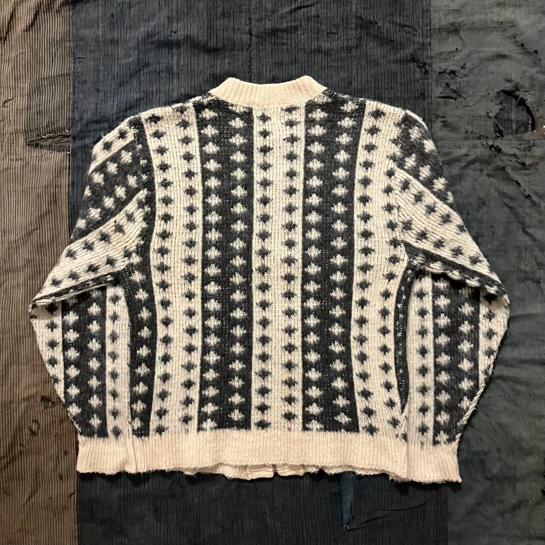 🇺🇸 60s USA 시어스 Sears 모헤어 집업 가디건 상품이미지5