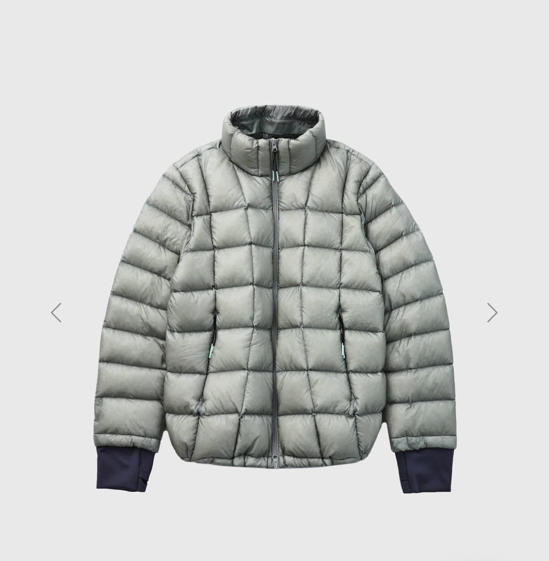 999휴머니티 라이트 그레이 경량패딩2사이즈 상품이미지1