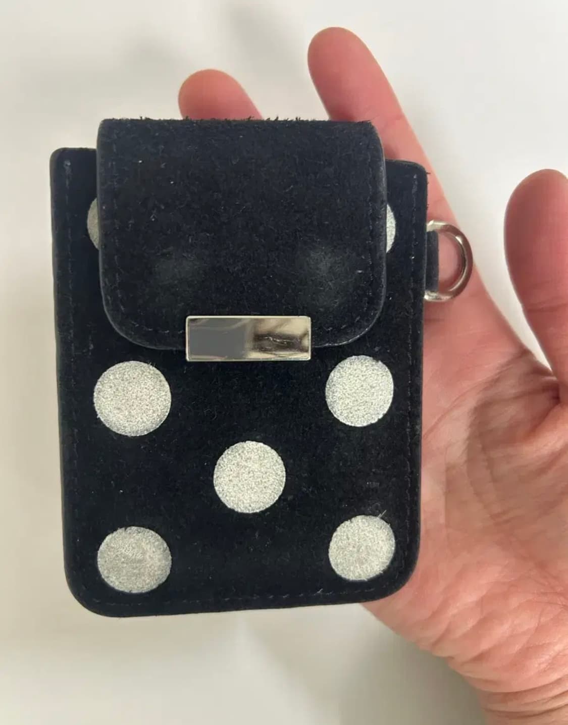 무부우즈 Dot Wallet 블랙 카드지갑 상품이미지1