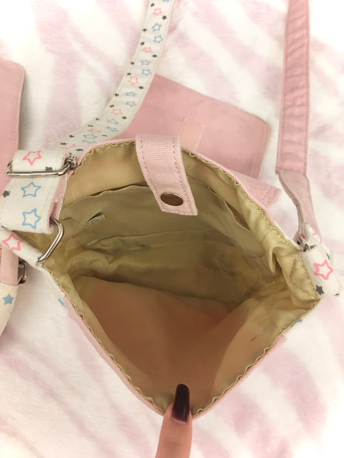 헤이세이 별 우사기 큐빅 크로스백 핀터레스트 조지후쿠 갸루 상품이미지6