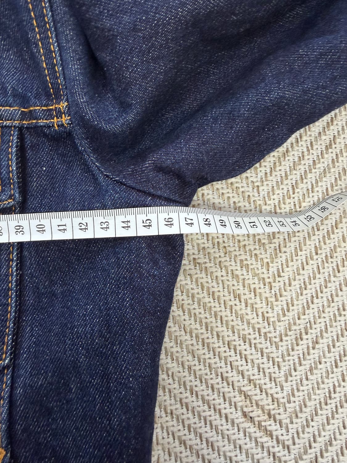 정품) 마쥬 여성 양털 데님 청자켓 40 상품이미지9