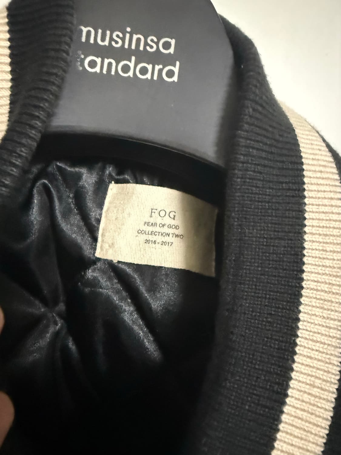 피어오브갓 에센셜 바시티 자켓 M 사이즈 상품이미지6