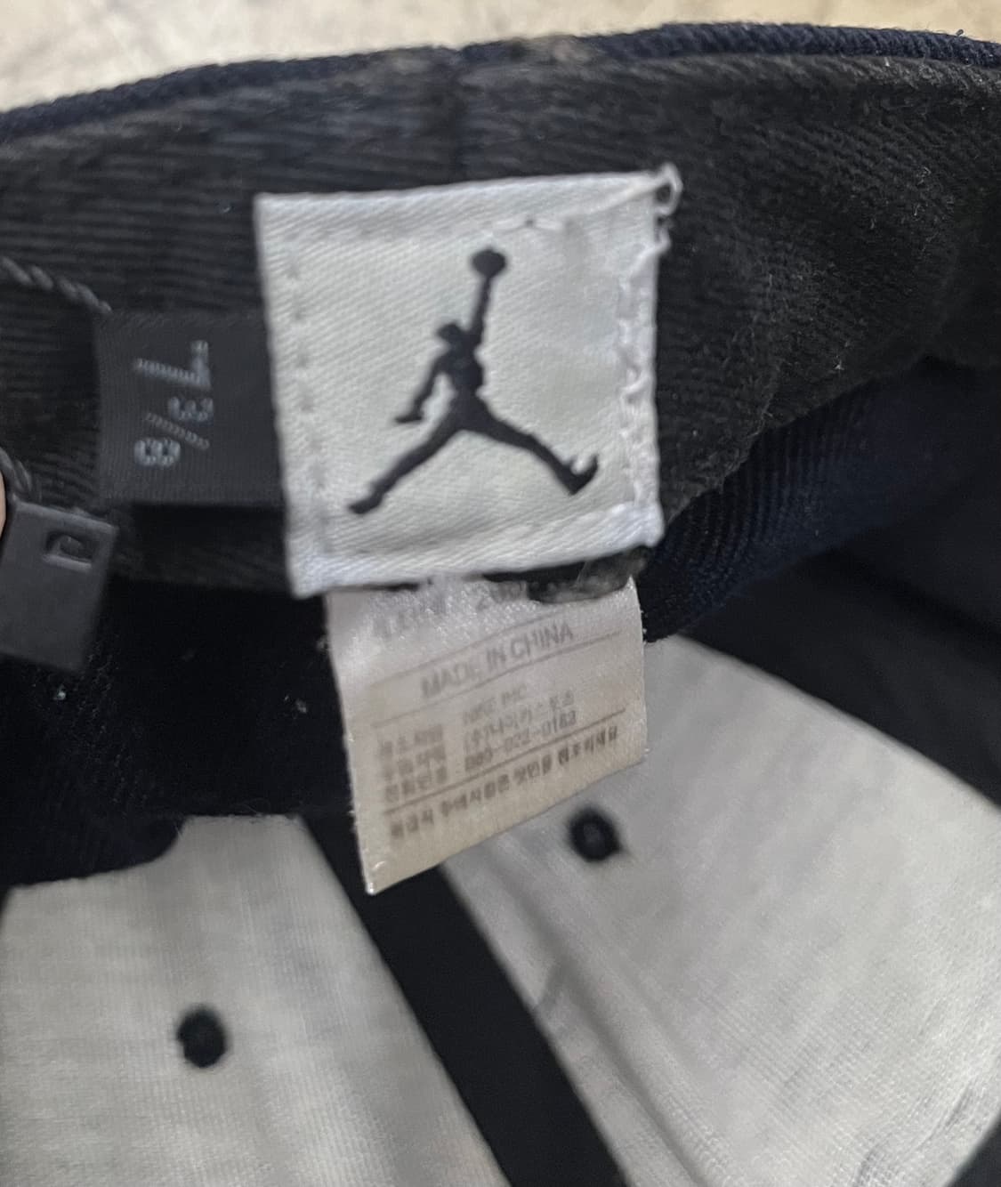 00s 조던 네이비 볼캡 모자 상품이미지8