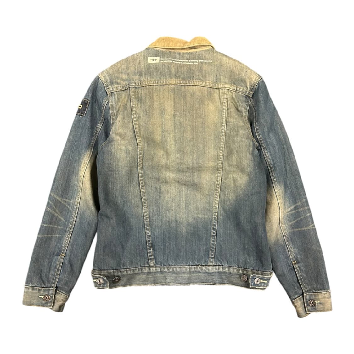 L) 디젤 워시드 데님 쉐르파 자켓 상품이미지3