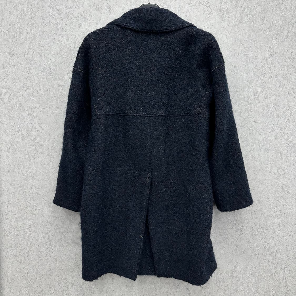 90 한섬 시스템 여자 오버핏 울 모헤어 더블 코트 상품이미지2