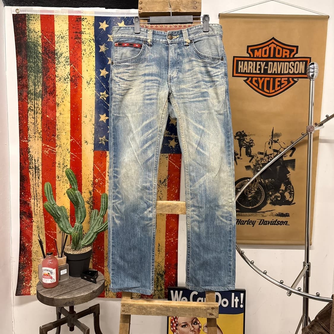 에드윈 XV 빈티지 라인 익스클루시브 네이티브 웨스턴 데님 팬츠 N76 상품이미지1