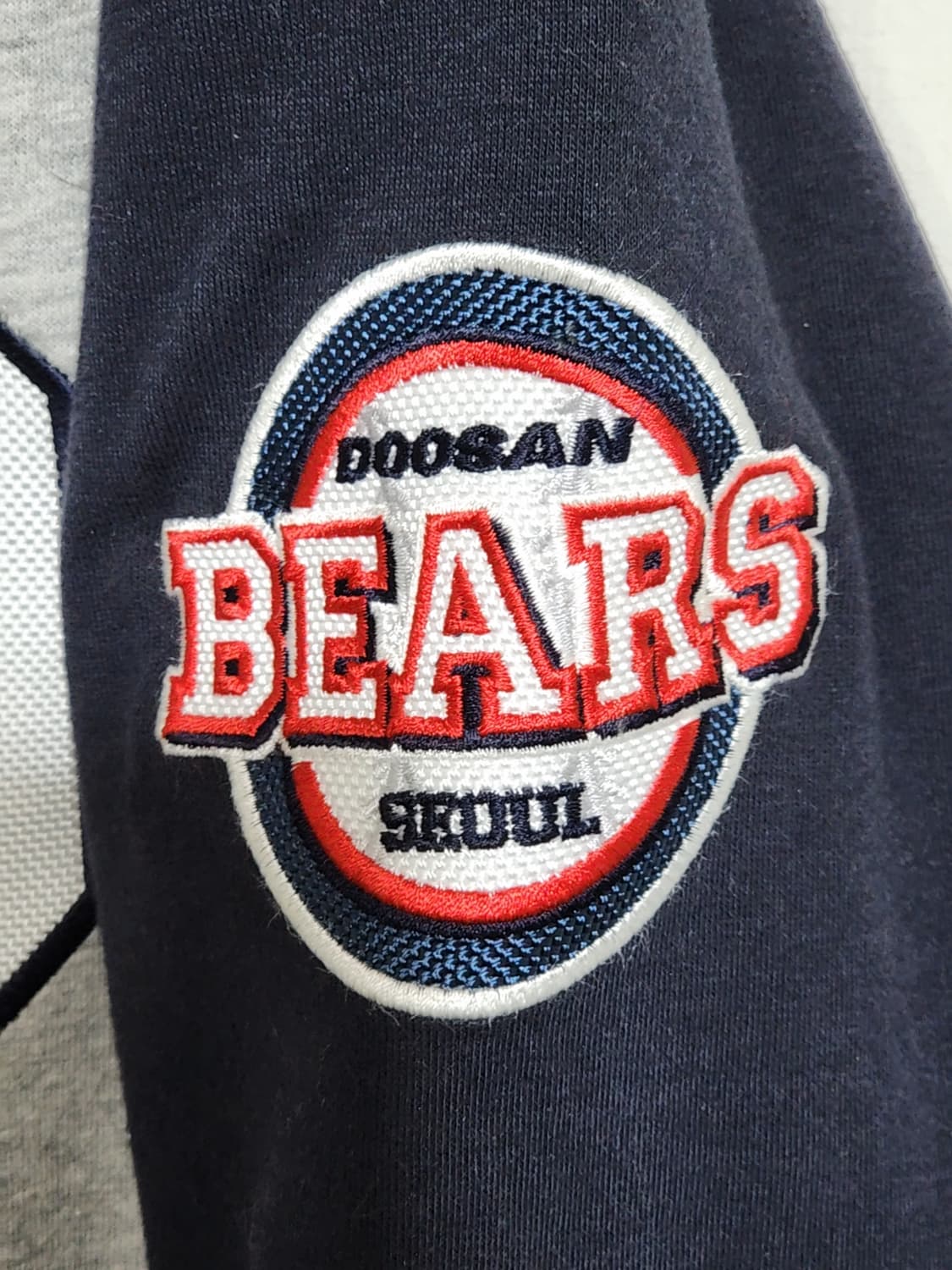 (105) 두산베어스 야구점퍼 배색 스타디움 자켓 캐주얼  상품이미지3