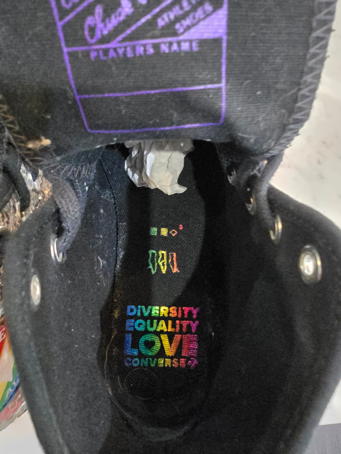 컨버스 척70 하이 스팽글 레인보우 240 상품이미지8