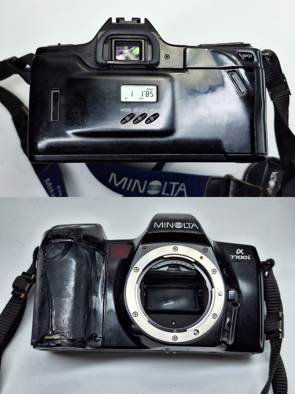 빈티지 필름카메라 풀세트/미놀타 a7700i 75-300mm 망원렌즈 상품이미지5