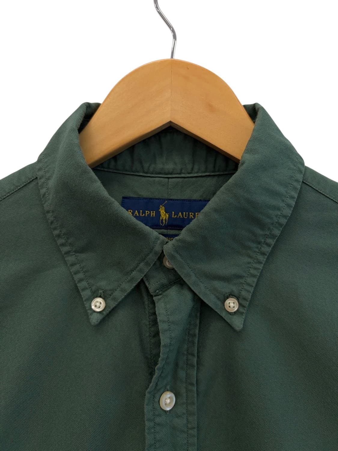 폴로 클래식핏 셔츠 그린 (M/국내100~105) 상품이미지3