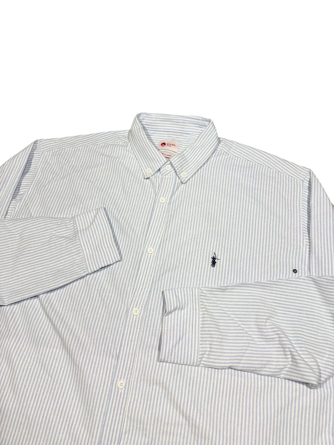 Beams 빔즈 야부사메 스트라이프 셔츠 상품이미지2